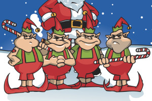 Bad Santa and the Evil Elves